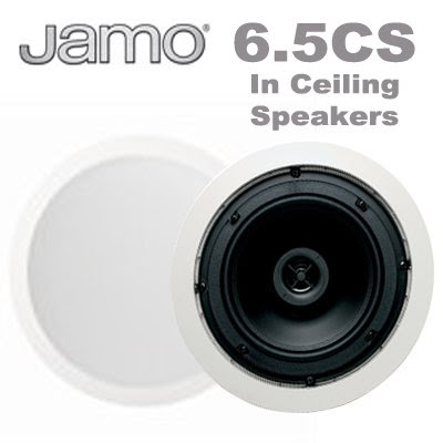 Jamo 6.5CS In Ceiling Surround Sound Home Theater Round 6.5