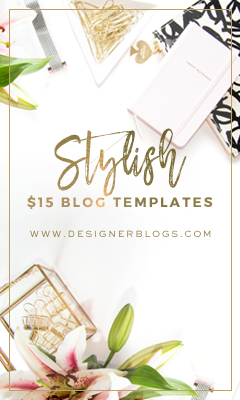 Stylish $15 Blog Templates