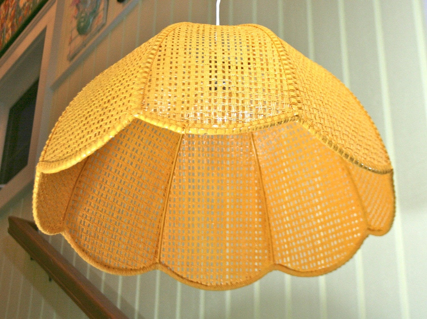 mothra sue & co.: New Obsesion: Rattan (or Wicker) Pendant Lamp Shades