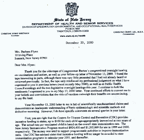 Vaccination Exemption Letter Sample Nj 2017