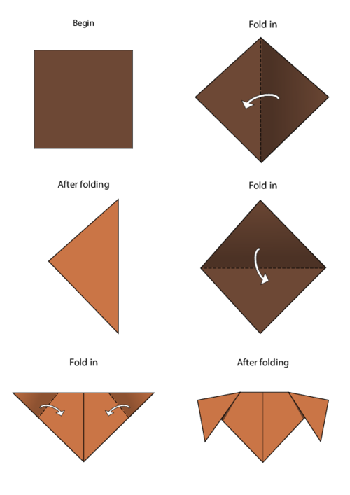 Easy Origami Instructions – Dog - KidsPressMagazine.com