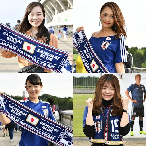 日本対エルサルバドル戦を彩った 美女サポーター をご紹介 サッカーダイジェストweb