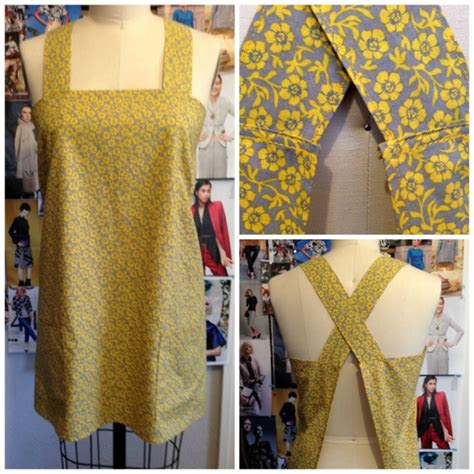 easy    cross strap apron  daily sew