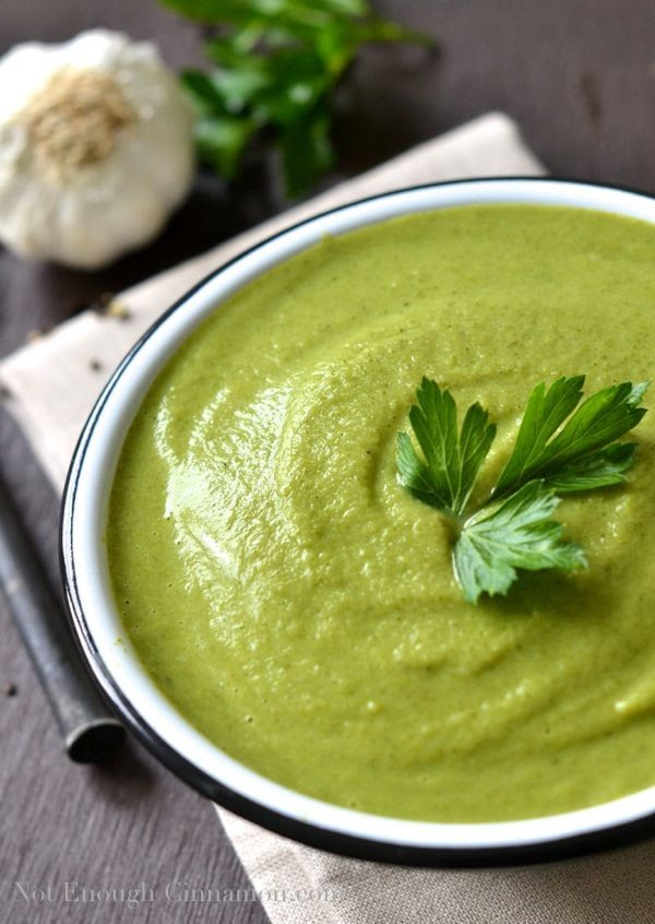 Simple Broccoli Soup #NotEnoughCinnamon