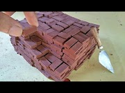 Megah Cara Membuat Batu Bata Merah Untuk Miniatur Konstruksi Bangunan Dan Rumah, Video Inovasi!