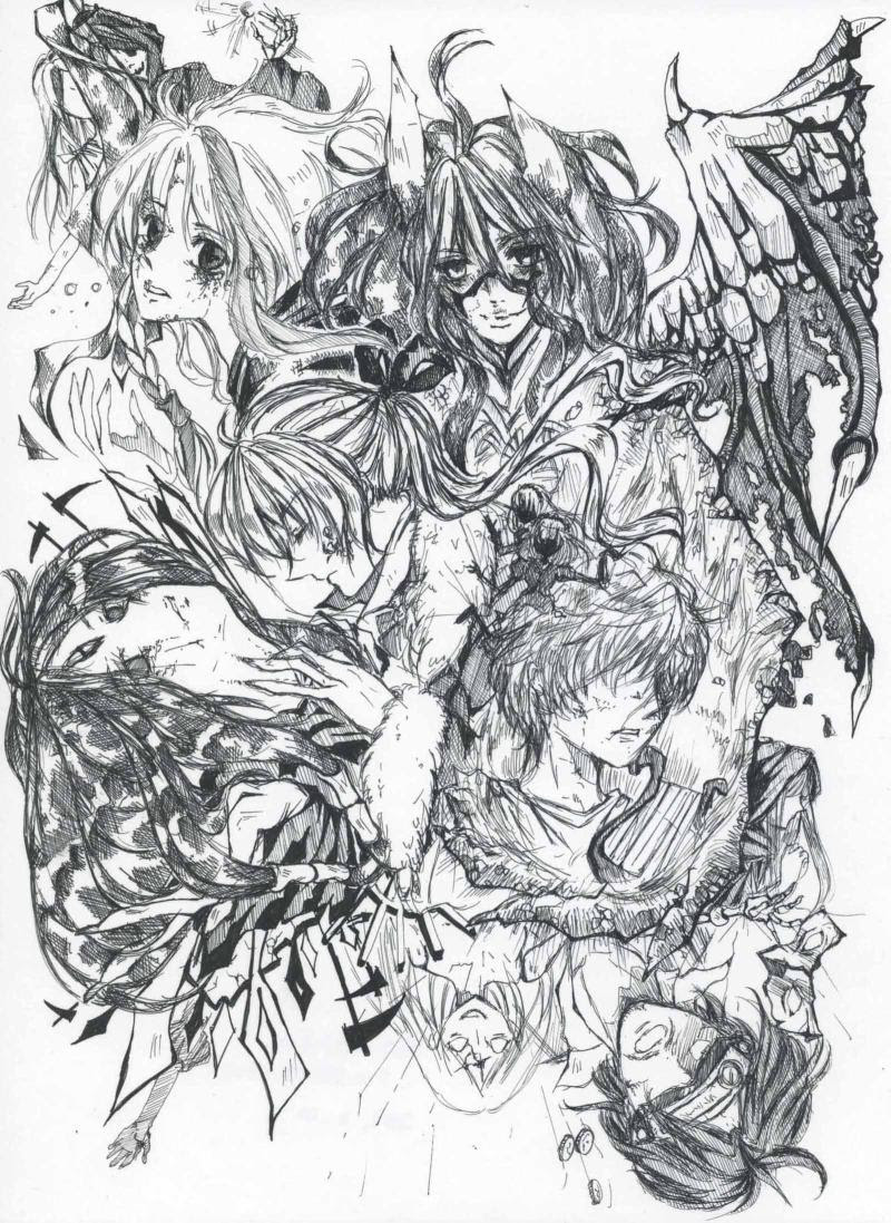 イラスト アップ４１ Revo陛下似非全員集合 水無月蟹座