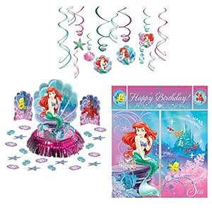 Amazon com Little Mermaid Party Decorations Including Amazon com Little Mermaid Party Decorations Including