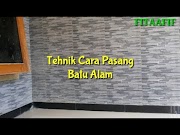 Menarik Tehnik Cara Memasang Batu Alam, paling update!