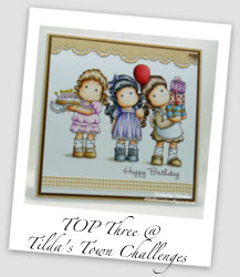 Top 3 met onze easelcard, speciale stempel van Doe@Ding