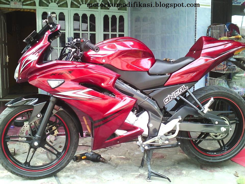 gambar modifikasi motor ninja 4 tak