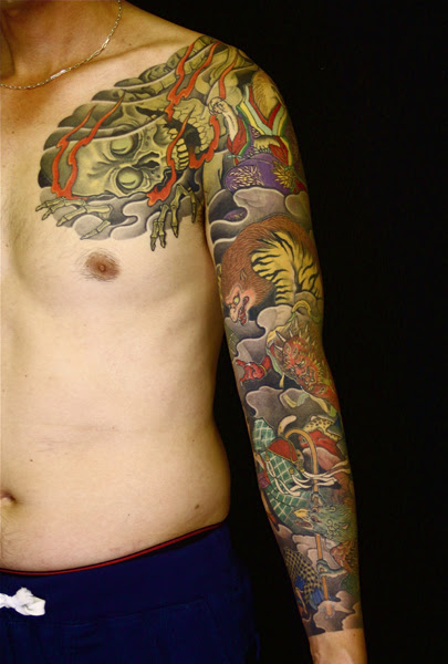 刺青作品 百鬼夜行 刺青 彫あい 日本伝統刺青