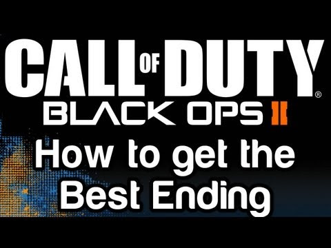 Call of Duty: Black Ops 2 - How to get the Best Ending