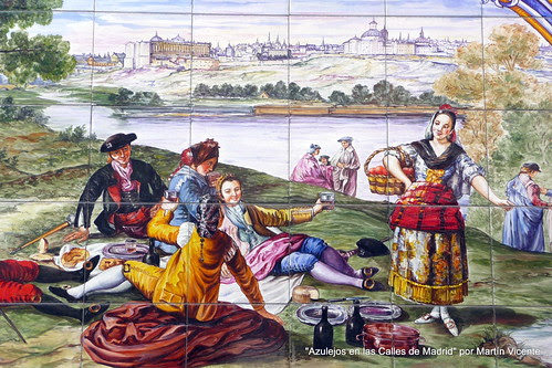 Azulejos en las calles de Madrid