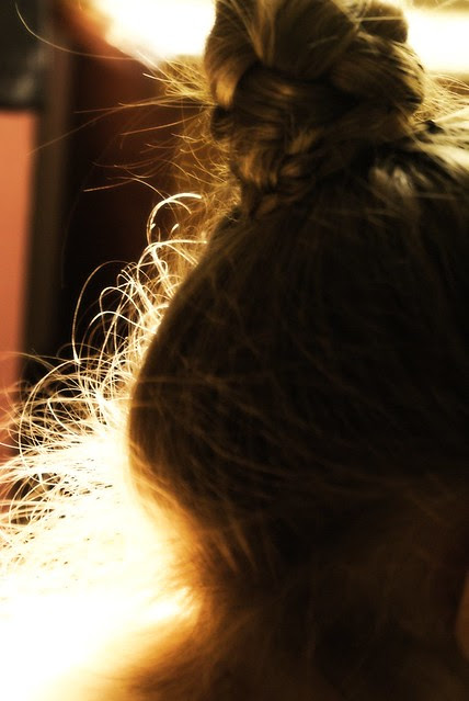 tilly hair in light