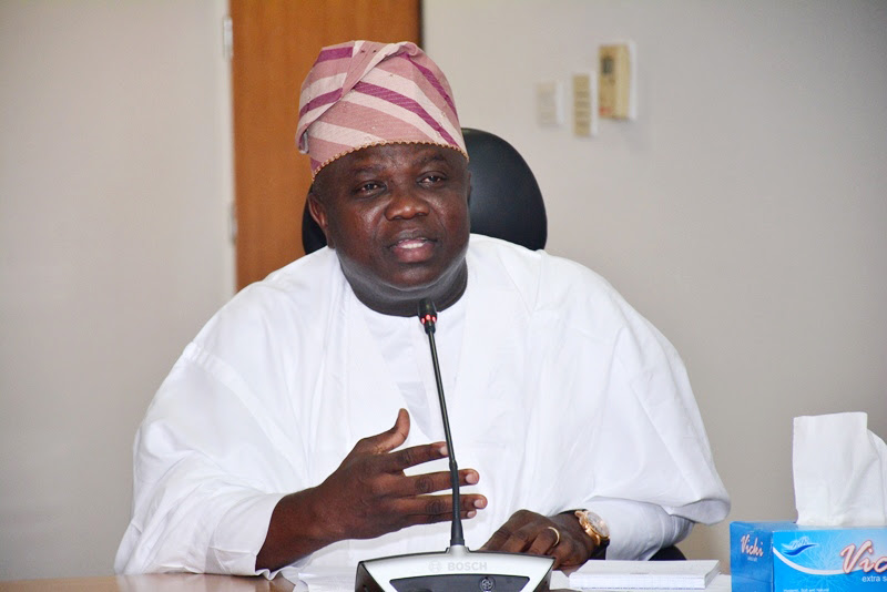 Governor Akinwunmi Ambode Speaking During The Visit of The One-day Governor, Master Olaseinde Olufemi's Visit 