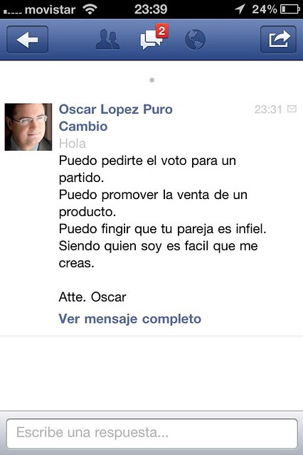 Vulnerabilidad en facebook