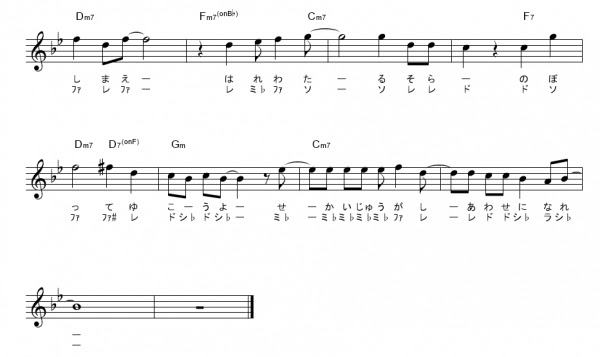Smap ドレミふりがな付き楽譜 無料 5曲 世界に一つだけの花 夜空ノムコウ 等 楽譜のベイビートーン