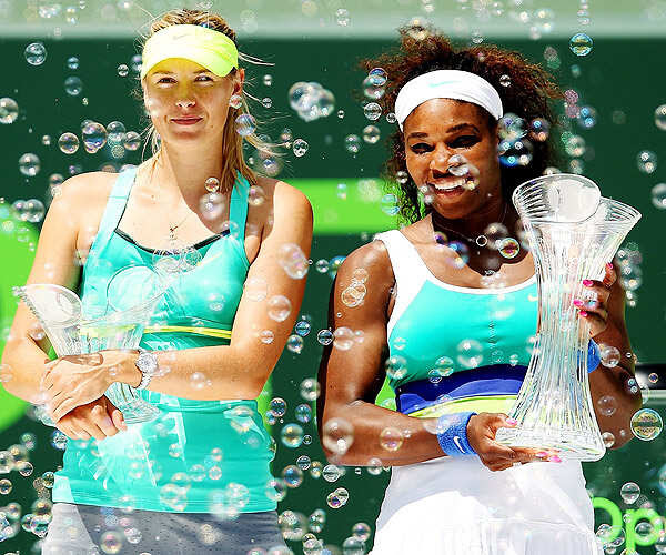 It was the 11th match victory in a row for Williams over Sharapova, coming in their first meeting as the top two players in the world rankings, and gave the 31-year-old American a 12-2 edge in their all-time rivalry.
