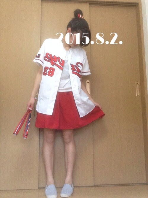 みんなおしゃれ 可愛いカープ女子のユニフォーム着こなし術まとめ Pixls ピクルス