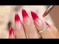 Ombre Nails Red