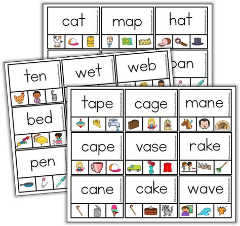  free printable cvc words with pictures printable templates
