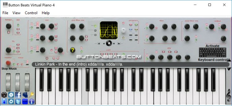 Download software button beats piano