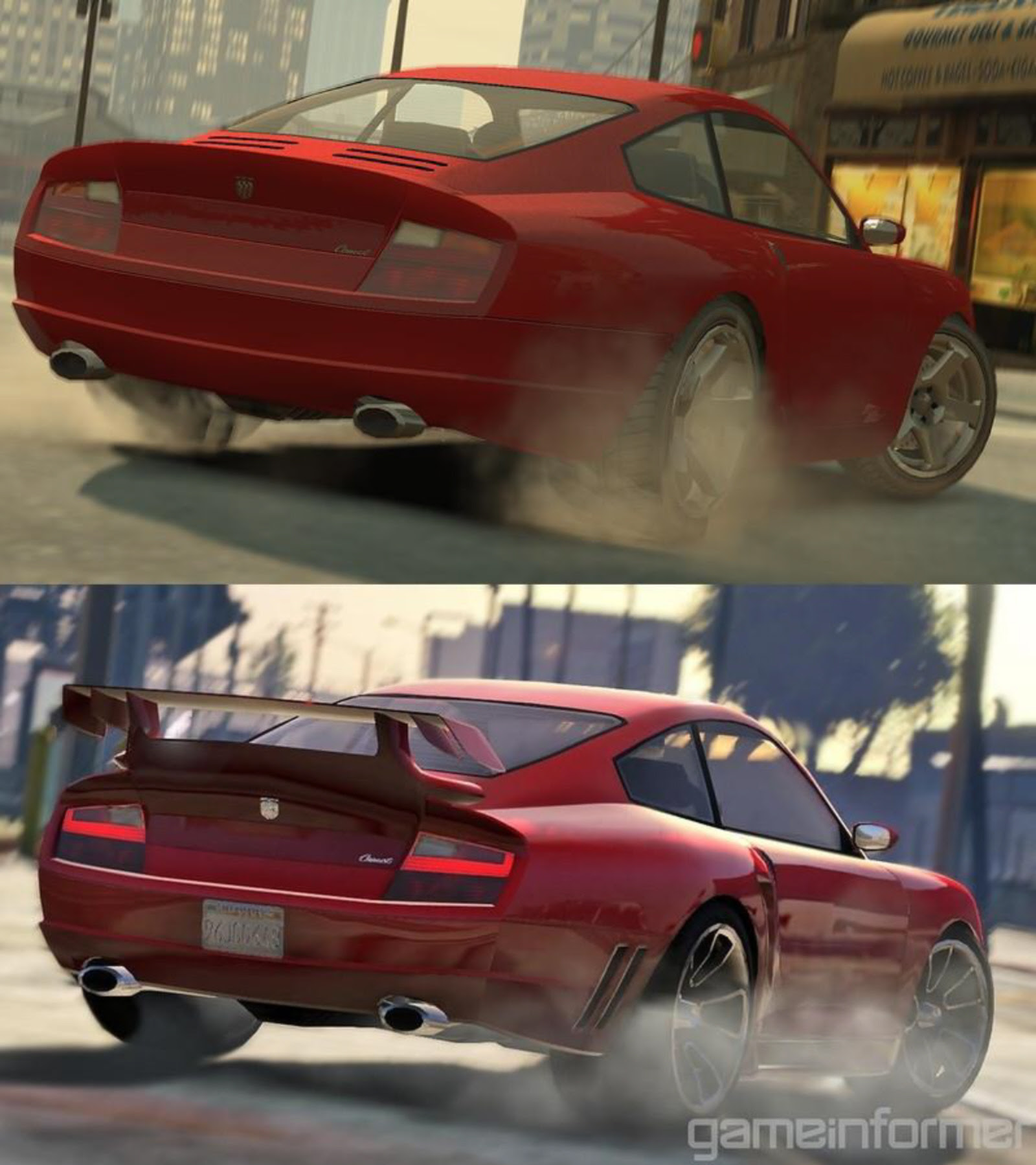 ... Photo of the Day – GTA IV Compared To GTA V Red Car Screenshot