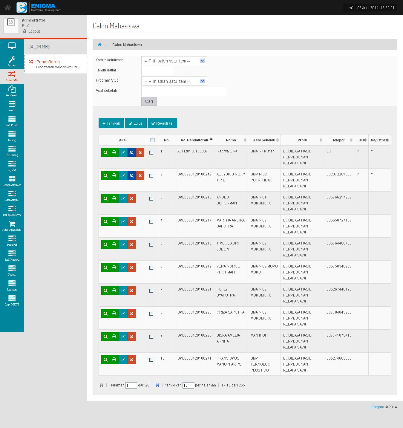 Sistem Informasi Akademik Satya Wacana Download Lengkap 