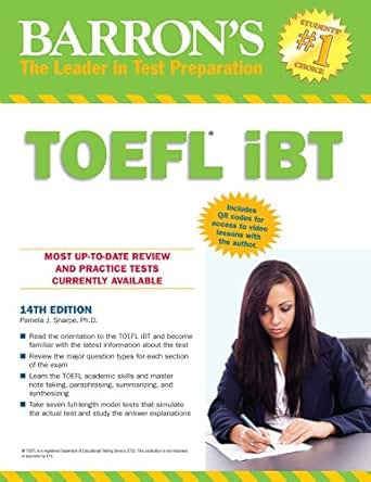 Barron's TOEFL iBT Test Of English as a Foreign Language,14th edition ...