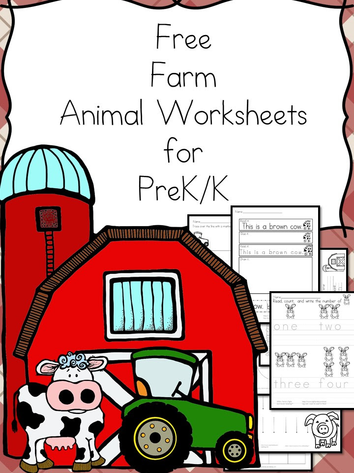 FREE Farm Animal Worksheets Pack | Free Homeschool Deals