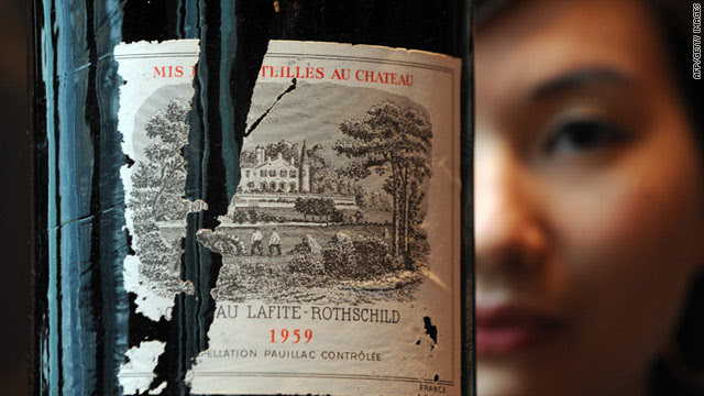 Empty bottles of Chateau Lafite can fetch as much as HK$10,000 (US$1,500) on the black market in China.
