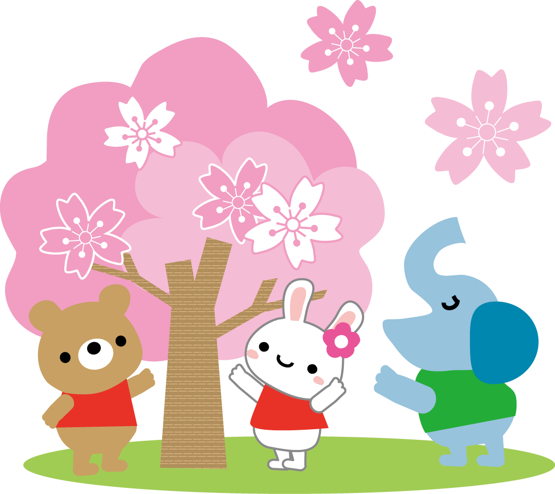 春 桜 お花見のイラスト 無料イラスト