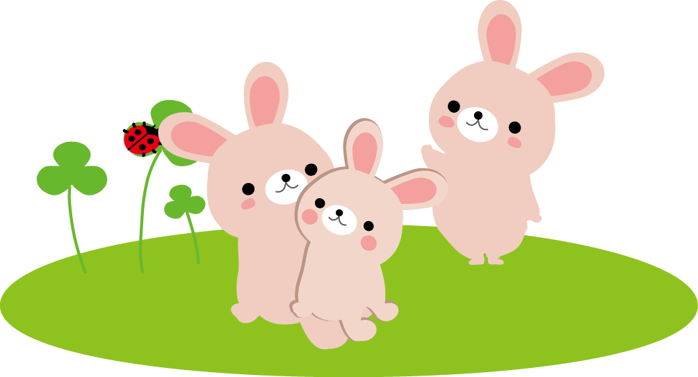 かわいいイラスト 無料イラスト フリー素材 うさぎ２