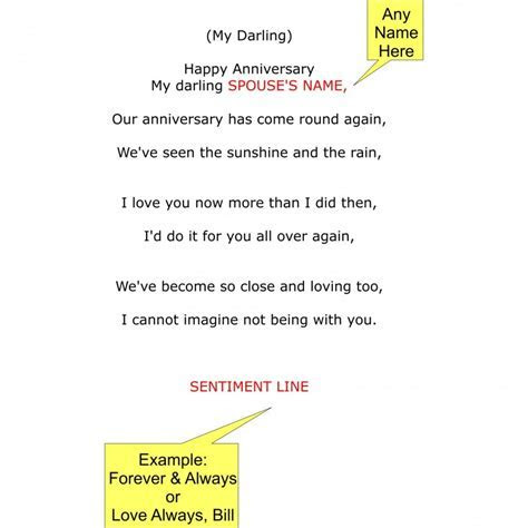 Wedding Anniversary Quote Template   Quotes   Pinterest  