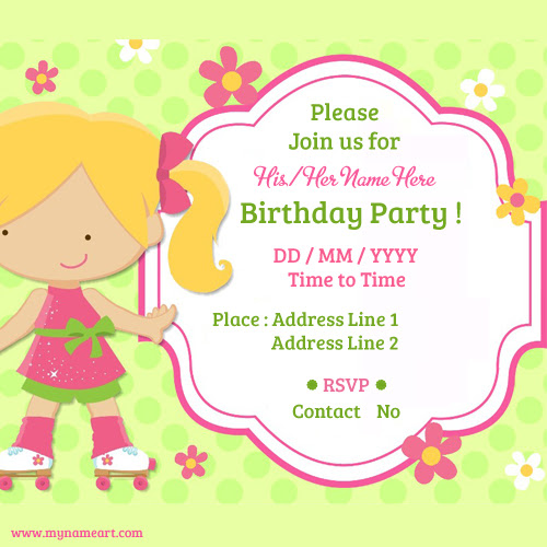 sample birthday invitations cards psd templates free ...