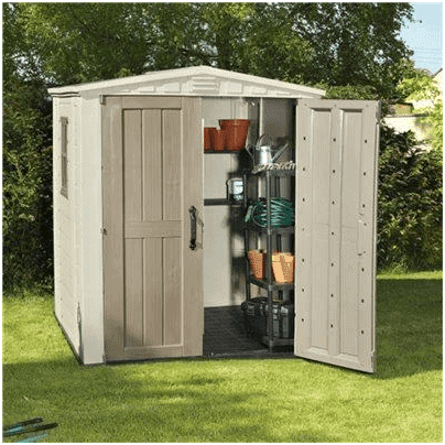 the keter plastic gemini shed