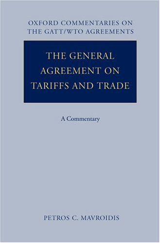 general agreement on tariffs and trade