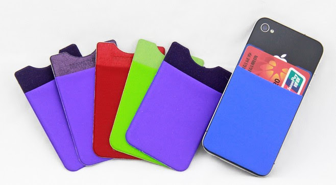Custom mini mobile phone card holder,3M sticker adhesive 