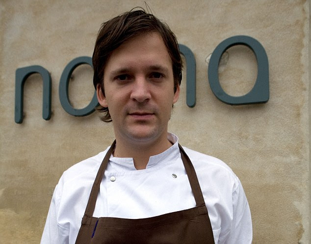 Owner: Noma's co-owner and executive chef Rene Redzepi pictured outside the Copenhagen restaurant in 2010