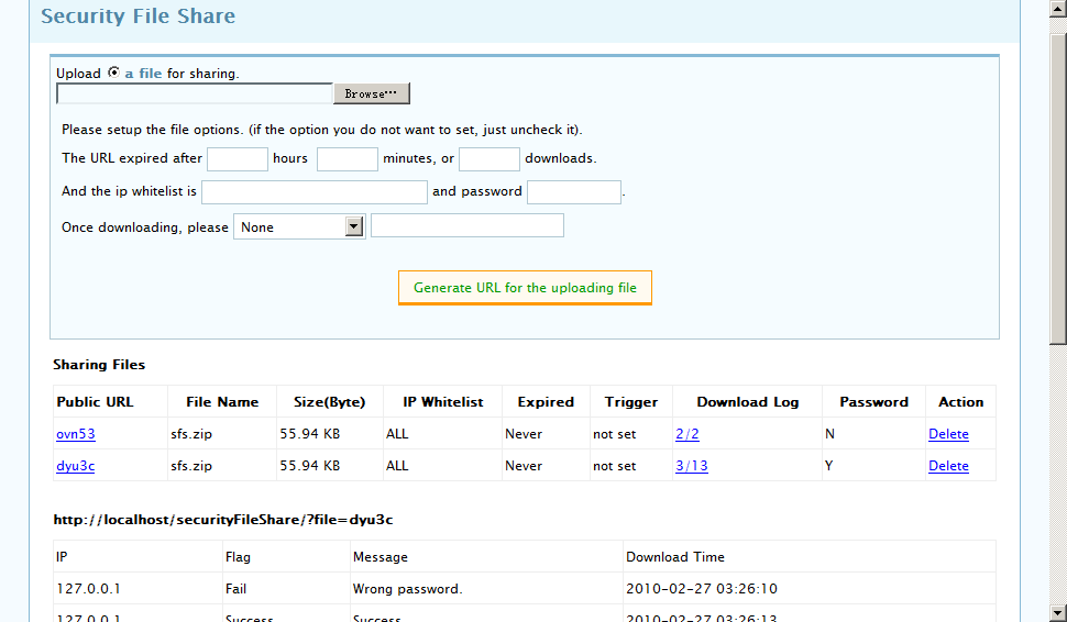 Secure File Sharer - CodeCanyon Item for Sale