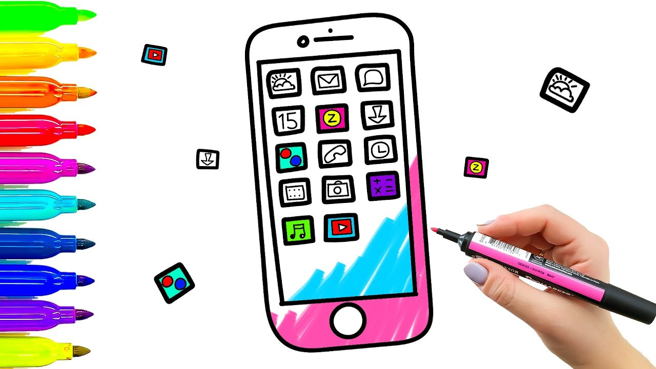 Download Iphone 7 Coloring Pages | Free download on ClipArtMag