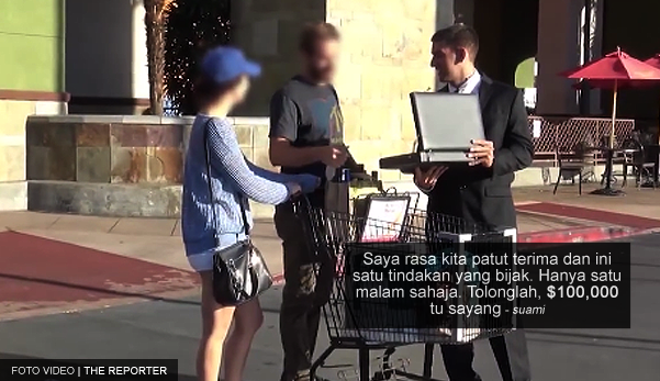 "Saya bayar $100K untuk isteri awak 'bersama' saya satu malam, boleh?" - Si isteri tergamam dengar jawapan suaminya