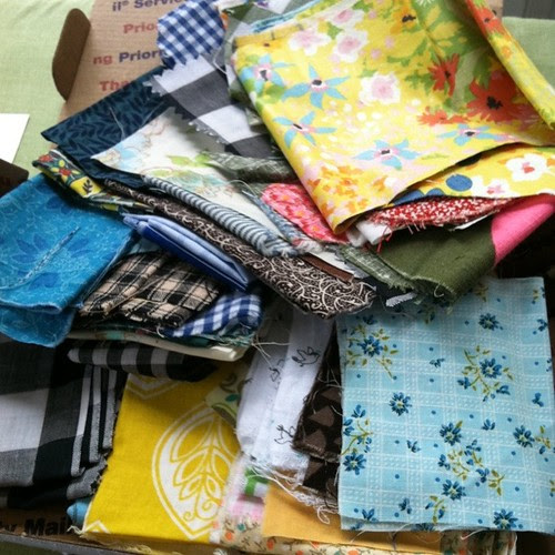 pile o' fabric!