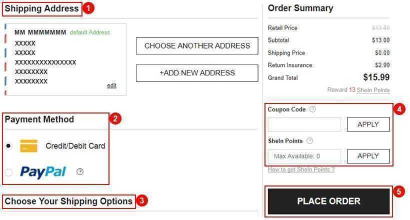 How to Order | SHEIN