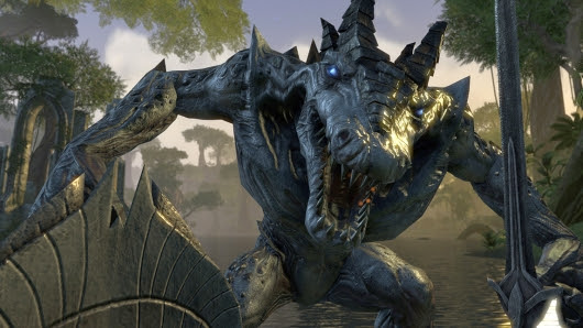 The image is a metaphor, see.  The crocodile guy represents subscription fees, and the sword... wait, no.  The sword is subscription fees, the crocodile guy is the PlayStation 4, and the shield is... your internet connection?  That doesn't make sense.  Hold on.  We can do this.