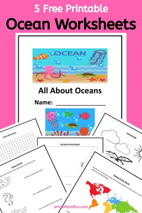  free printable ocean worksheets