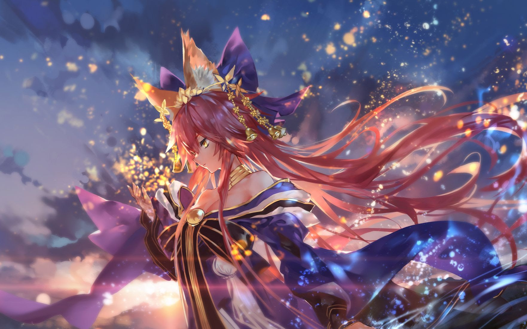 Fgo 玉藻前 Caster C狐无令咒单挑0kp大菩萨 哔哩哔哩 Bilibili