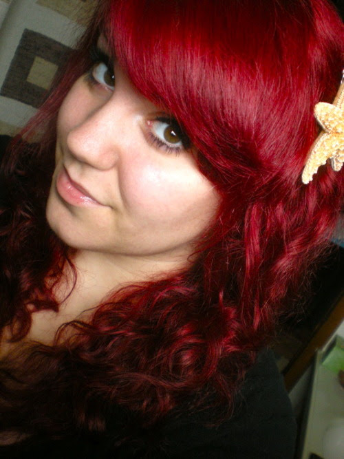 Dyed red hair on Tumblr