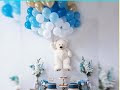 [Meilleure collection] deco anniversaire bleu blanc or 224470-Deco anniversaire bleu blanc or