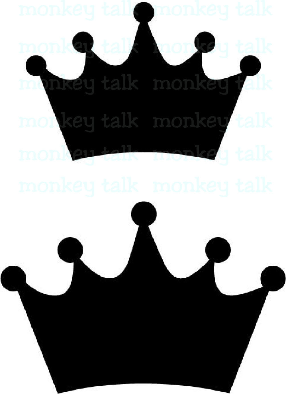 Princess Crown Silhouette Clip Art at GetDrawings | Free ...